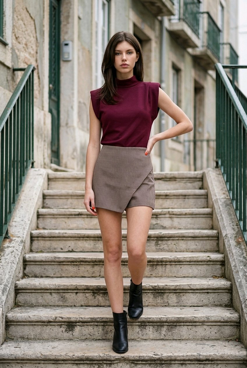 Lycra top slvless padded shoulder
